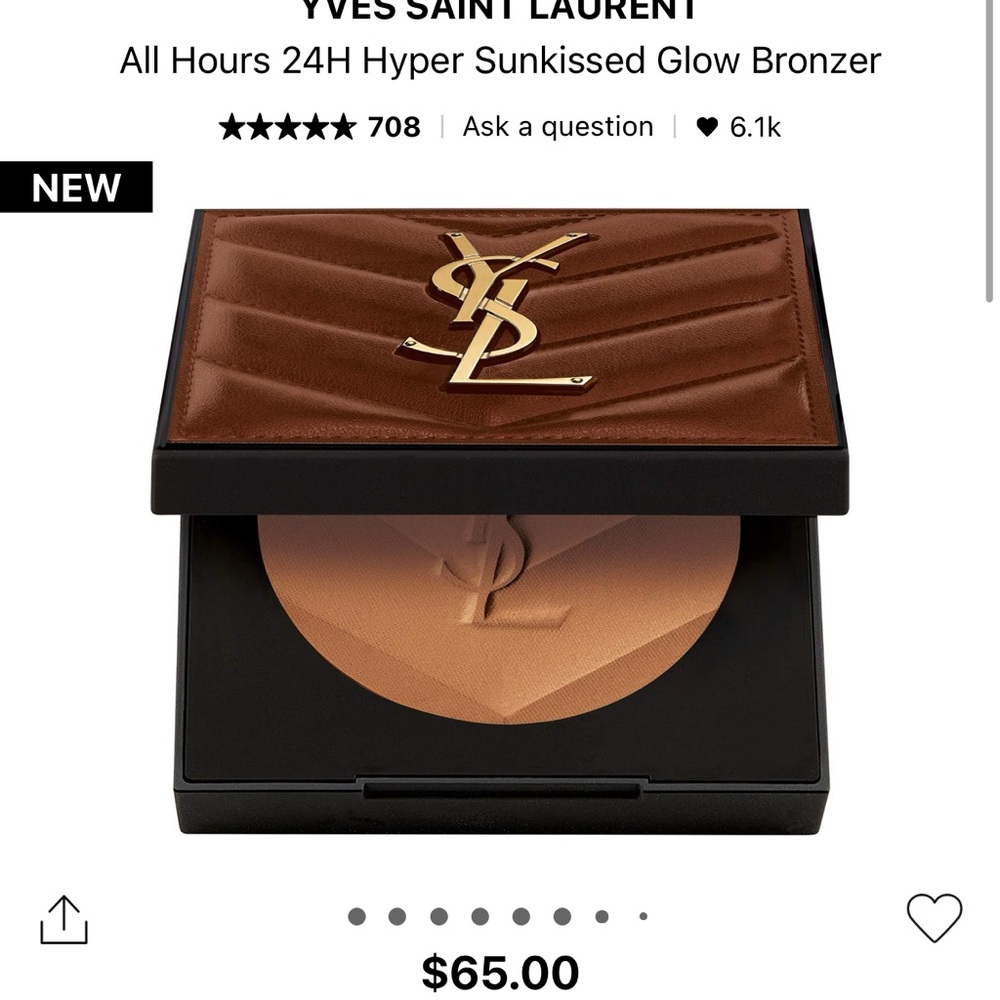 NWT YSL ALL HOURS HYPER BRONZER